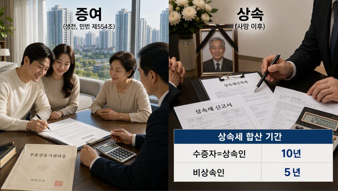 강남 상속세와 증여 재산 합산 기준